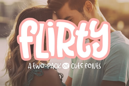 Flirty Font 2-pack