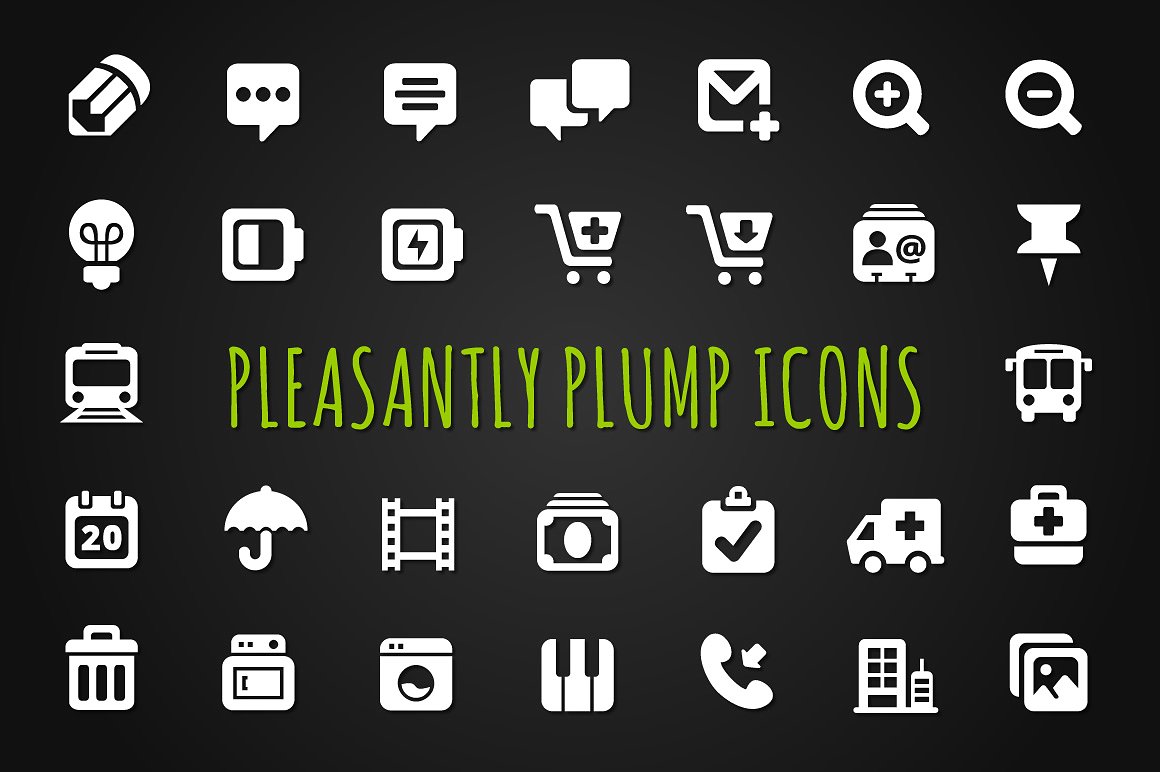 Pleasantly Plump Icons